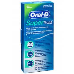 ORAL-B SUPERFLOSS SEDA DENTAL 50 U