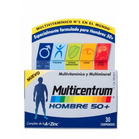 Multicentrum Hombre 50+ 30 comprimidos