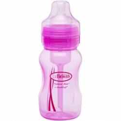 DR BROWNS BIBERON BOCA ANCHA 240ML AZUL