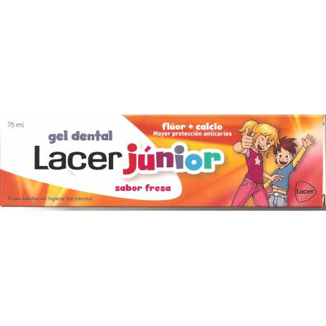 Lacer Junior fresa pasta 75 ml + colutorio 100 ml. PROMOCION ESPECIAL