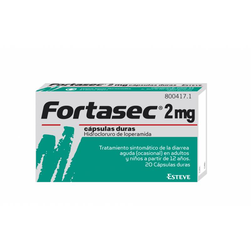 FORTASEC 2 MG 20 CAPSULAS FORTASEC 2 MG 20 CAPSULAS