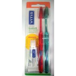 CEPILLO DENTAL ADULTO VITIS ACCESS SUAVE BLISTER 2 U