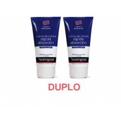 NEUTROGENA CREMA DE MANOS RAPIDA ABSORCION  75 ML 2 UNIDADES