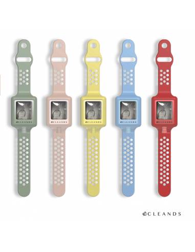 PULSERA HIGIENIZANTE RELLENABLE AMARILLA