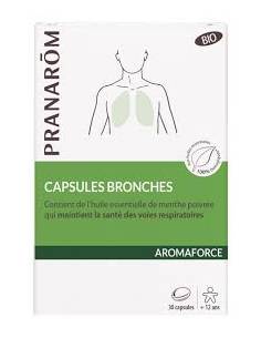 PRANAROM AROMAFORCE BRONQUIOS 30 CAPSULAS