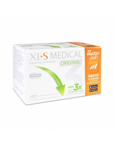 XLS MEDICAL ORIGINAL CAPTAGRASAS NUDGE  180 COMPRIMIDOS