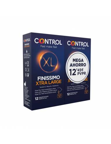 CONTROL FINISSIMO XL 12 + 12 PRESERVATIVOS