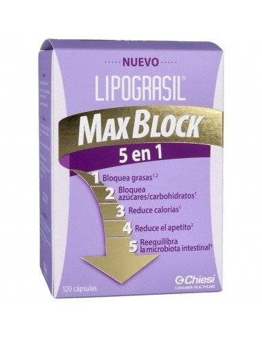 LIPOGRASIL MAXBLOCK 120 CAPSULAS