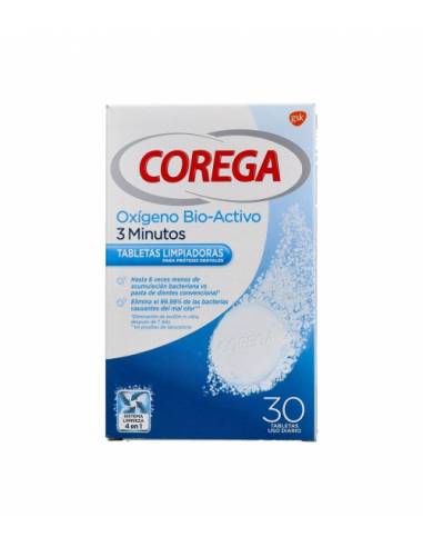 COREGA OXIGENO BIO-ACTIVO LIMPIEZA PROTESIS...