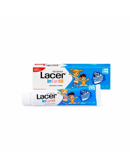 LACER INFANTIL GEL DENTAL 75 ML SABOR FRESA