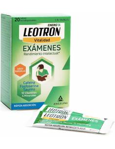 LEOTRON EXAMENES  20 SOBRES BUCODISPERSABLES
