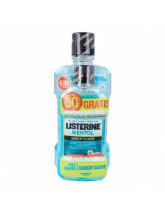 LISTERINE MENTOL SABOR SUAVE 500 ML + 250 ML