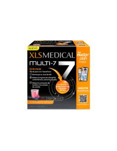 XLS MEDICAL MULTI 7 DRINK  60 SOBRES SABOR FRUTOS ROJOS