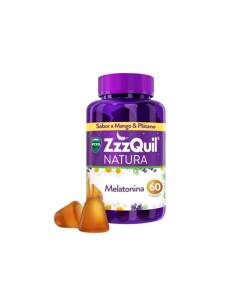 ZZZQUIL NATURA  60 GUMMIES SABOR MANGO Y PLATANO