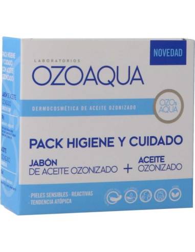 OZOAQUA ACEITE OZONIZADO 15 ML + JABON DE ACEITE 100 G