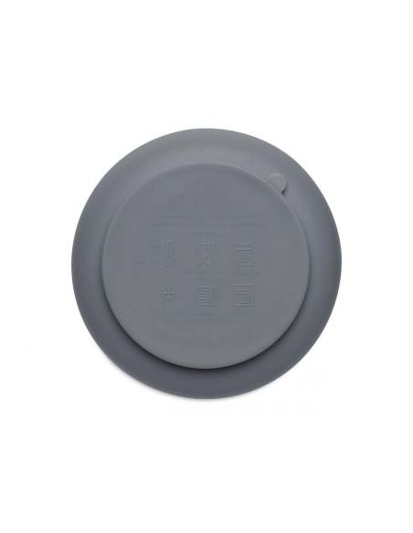 BEABA BOL DE SILICONA CON VENTOSA GRIS
