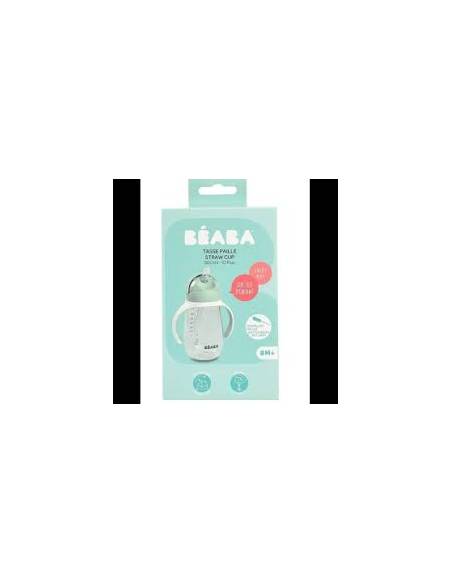 BEABA TAZA CON PAJITA VERDE SALIVA 300 ML