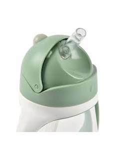 BEABA TAZA CON PAJITA VERDE SALIVA 300 ML 2