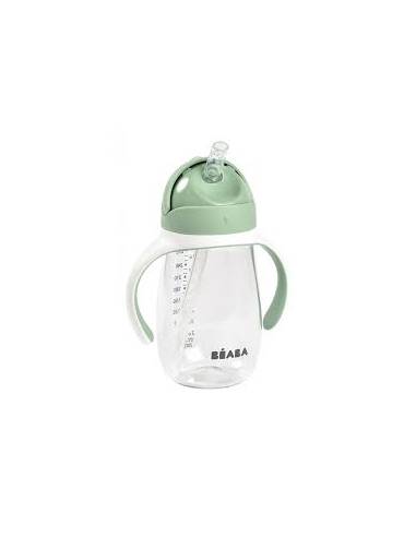 BEABA TAZA CON PAJITA VERDE SALIVA 300 ML