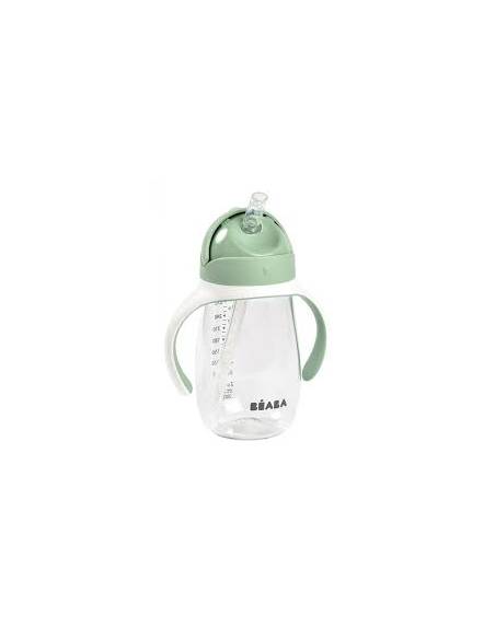BEABA TAZA CON PAJITA VERDE SALIVA 300 ML