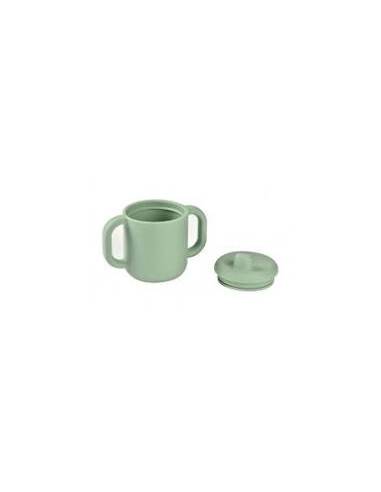 BEABA TAZA DE APRENDIZAJE SILICONA VERDE SALVIA