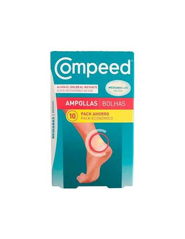 COMPEED AMPOLLAS  TALLA MEDIANA 10 UNIDADES