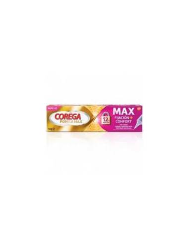 COREGA MAX FIJACION + CONFORT 40 G SIN SABOR