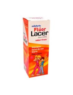 FLUOR LACER JUNIOR ENJUAGUE BUCAL 100 ML SABOR FRESA 2