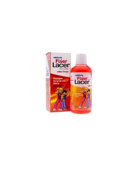 FLUOR LACER JUNIOR ENJUAGUE BUCAL 100 ML SABOR FRESA