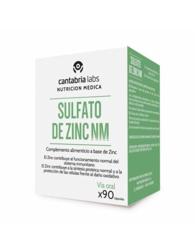 SULFATO DE ZINC NM  90 CAPSULAS