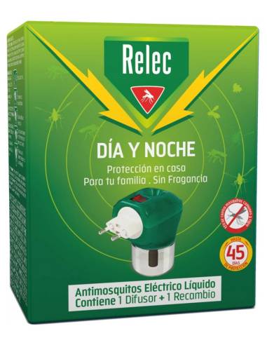 RELEC DIA Y NOCHE ANTIMOSQUITOS DIFUSOR ELECTRICO + RECAMBIO