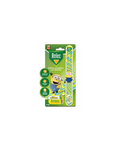 RELEC PULSERA MINION ESTAMPADO AMARILLO