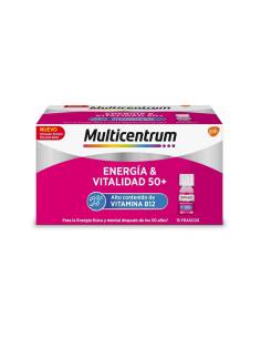 MULTICENTRUM ENERGIA Y VITALIDAD 50+  15 FRASCOS SABOR...