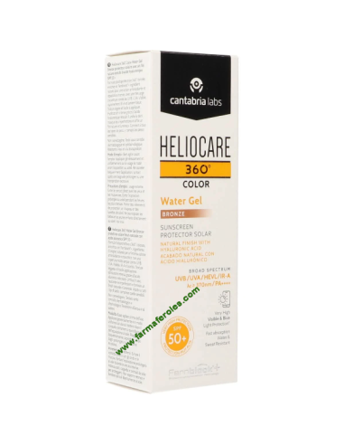 HELIOCARE 360º COLOR WATER GEL PROTECTOR SOLAR SPF 50+  1 ENVASE 50 ML COLOR BEIGE