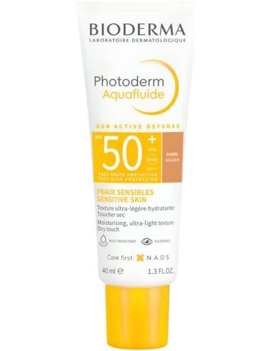 BIODERMA PHOTODERM MAX SPF 50+ AQUAFLUIDO COLOR DORADO 40 ML